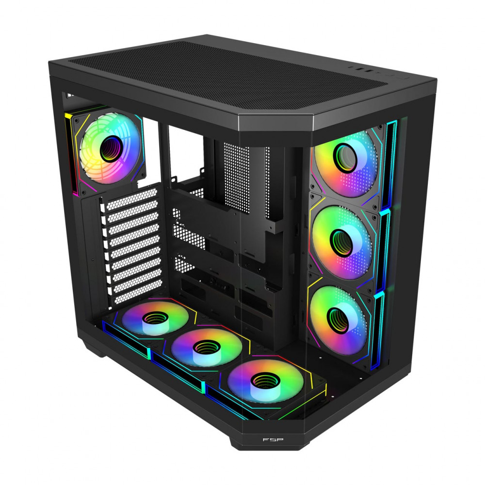Корпус FSP U580-BA Black Full-Tower - миниатюра 2