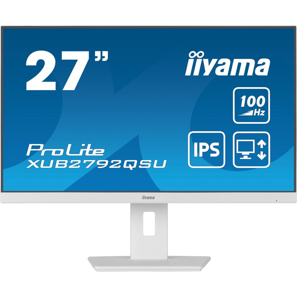 Монитор IIYAMA XUB2792QSU-W6 27 ", IPS, Quad HD 2560x1440 (16:9), 100 Гц — фото товара