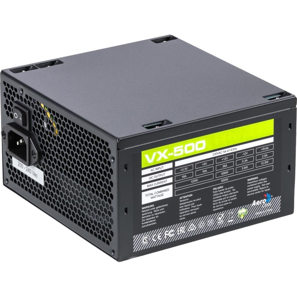 Блок питания Aerocool VX PLUS 500 500 Вт — фото товара