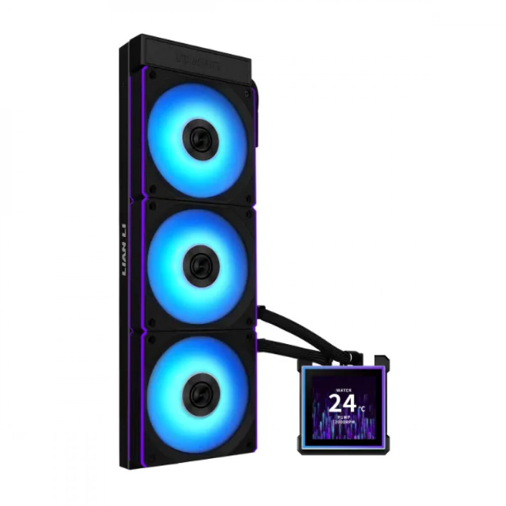 Система охлаждения Lian Li HydroShift II LCD-S 360 CL 3x120mm Black G89.GHS2LCDS36CB.00 Для процессора — фото товара