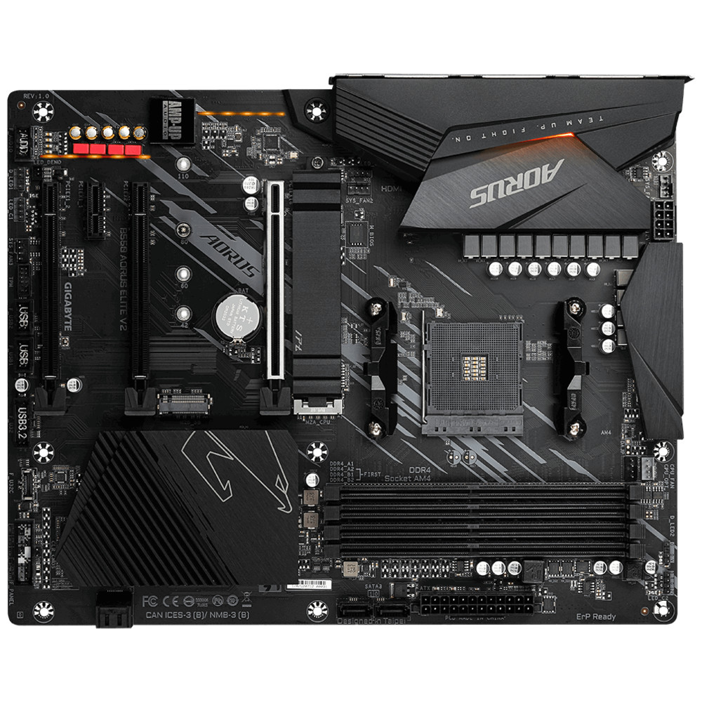 Материнская плата Gigabyte B550 AORUS ELITE V2 ATX, AMD AM4 - миниатюра 2