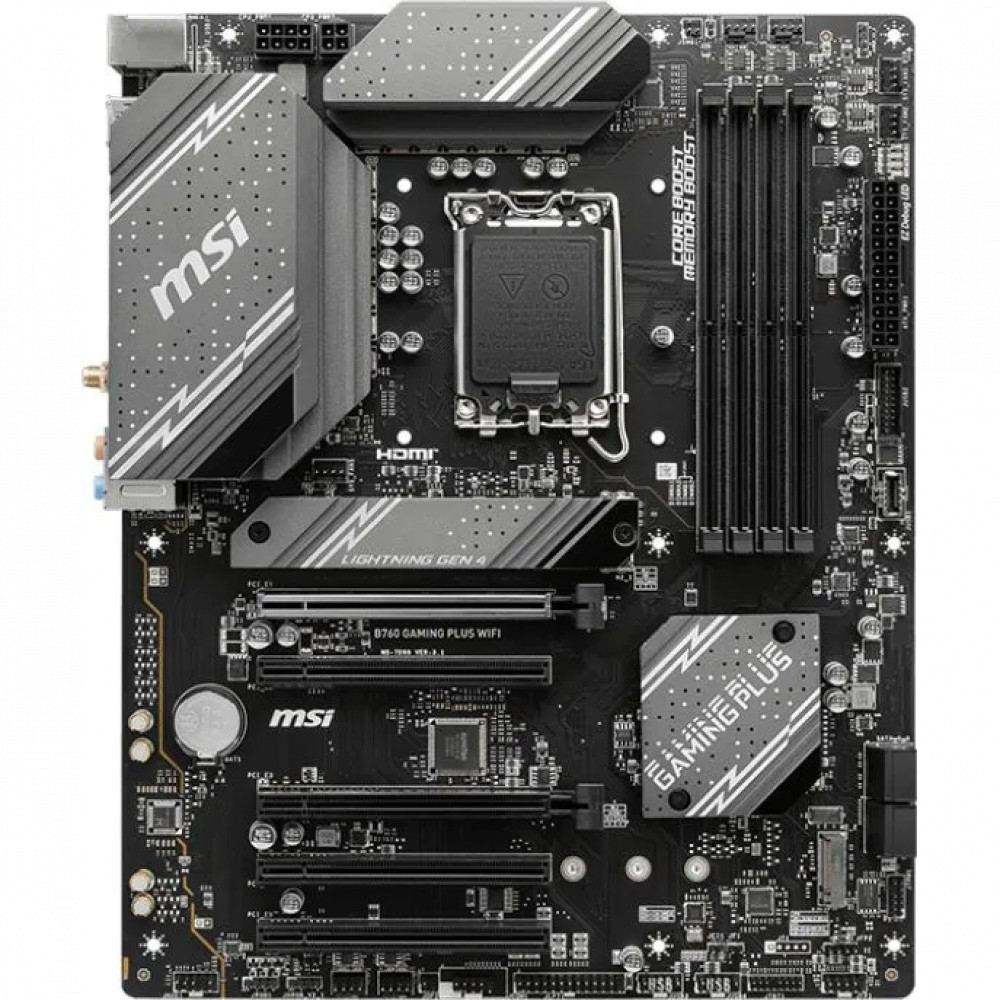 Материнская плата MSI B760 GAMING PLUS WIFI ATX, LGA 1700 - миниатюра 2