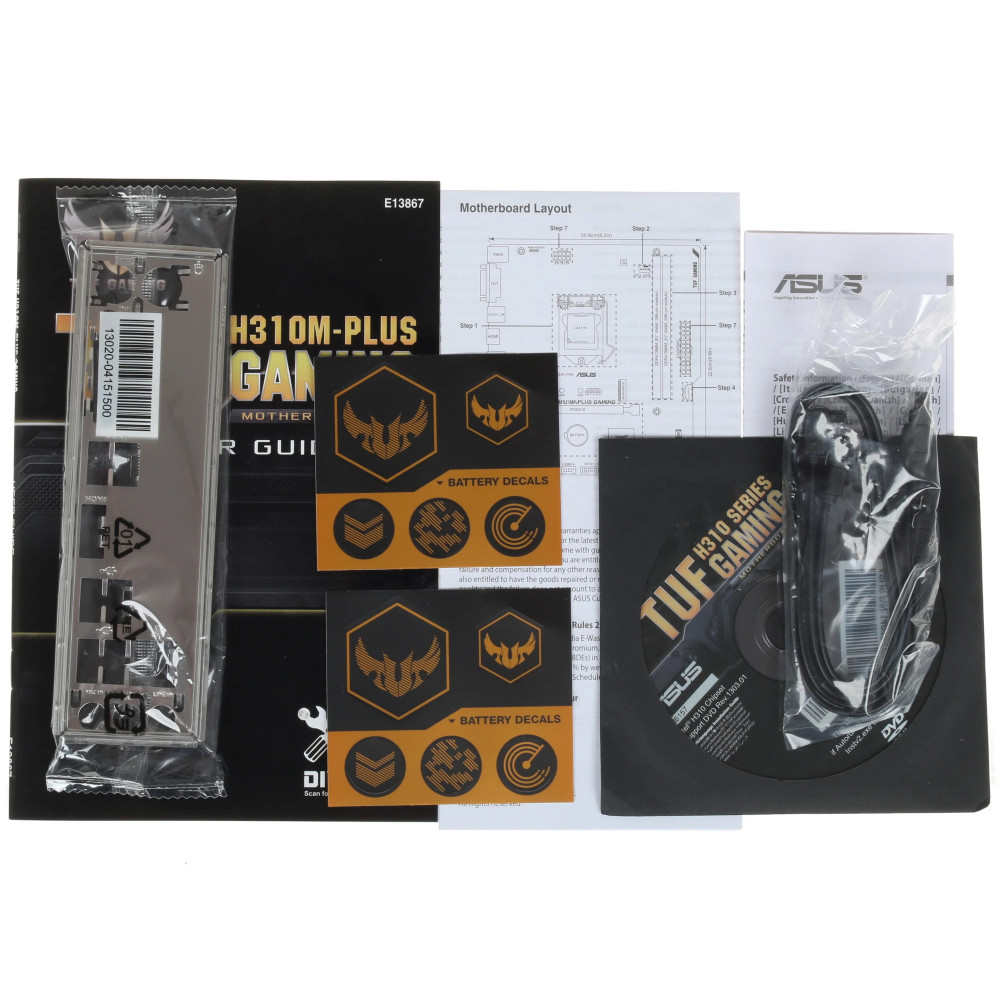 Материнская плата Asus TUF H310M-PLUS GAMING Micro-ATX, LGA 1151 - миниатюра 7