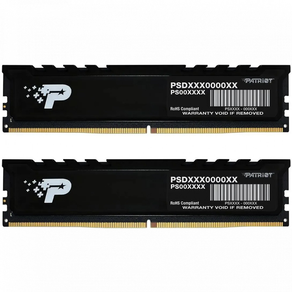 ОЗУ Patriot Signature Premium PSP564G4800KH1 DIMM, DDR5, 64 Гб (2 х 32 Гб), 4800 МГц — фото товара