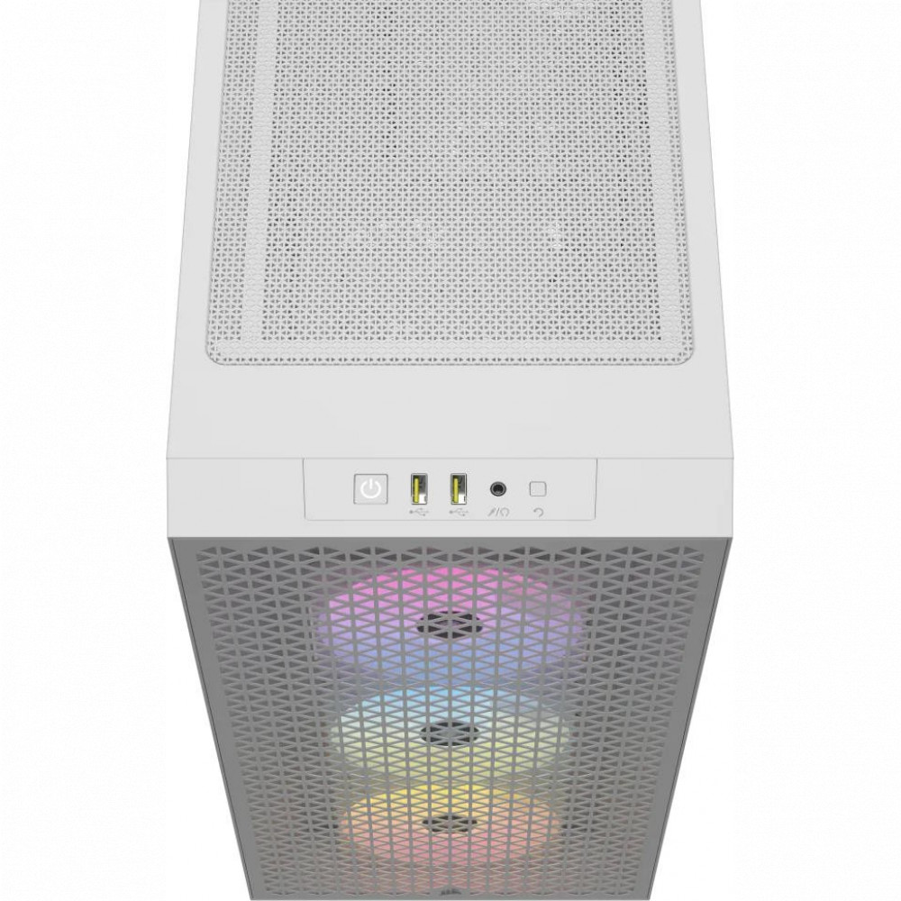 Корпус Corsair 3000D RGB Airflow White CC-9011256-WW Mid-Tower - миниатюра 7