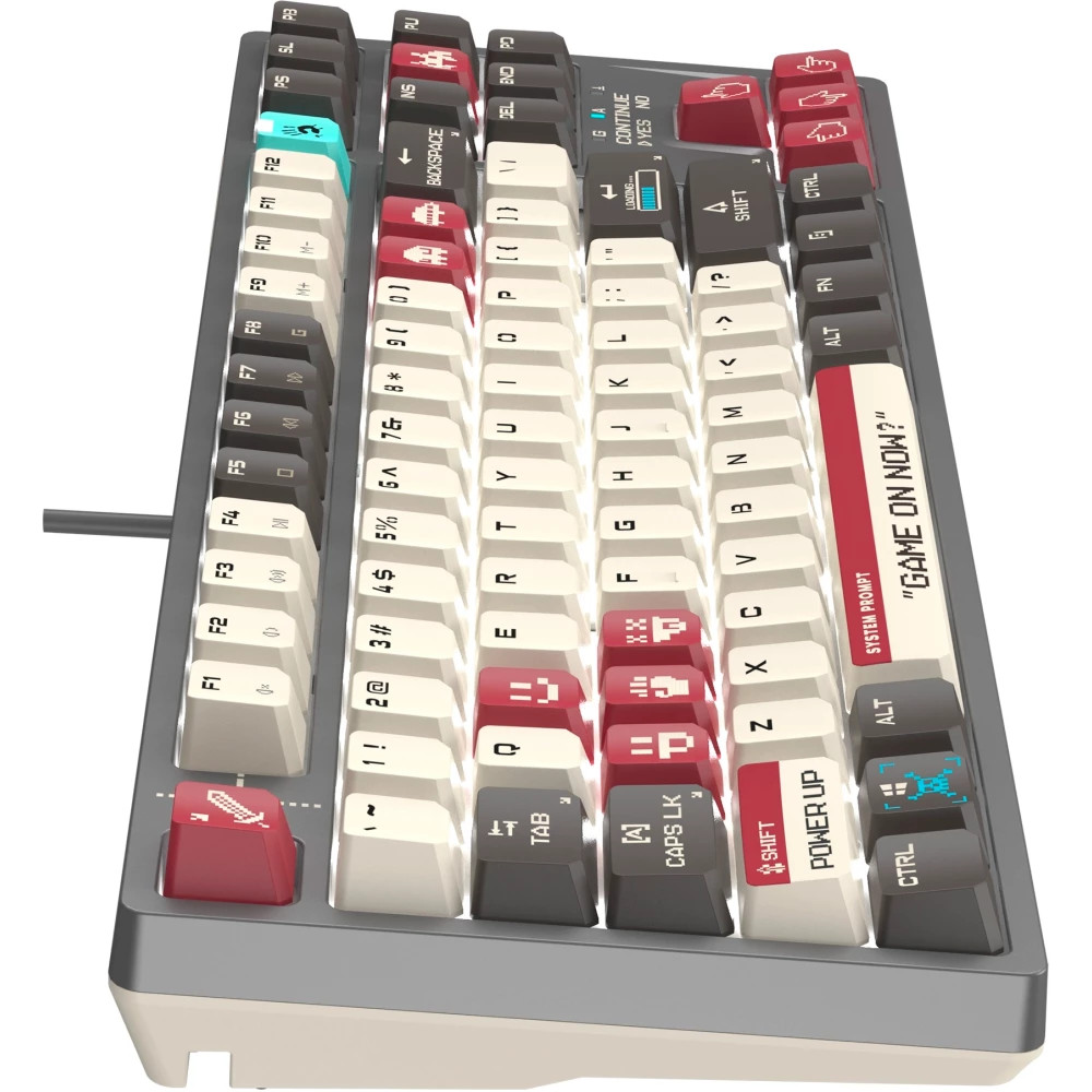 Клавиатура A4Tech S87 Pixels Red S87 PIXELS Проводная, USB - миниатюра 3