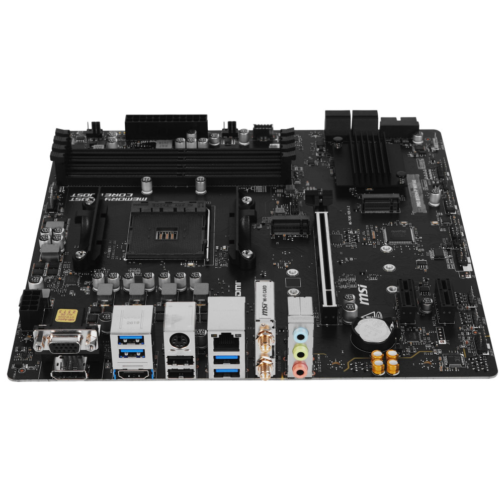 Материнская плата MSI PRO B550M-P WIFI6E Micro-ATX, AMD AM4 - миниатюра 3