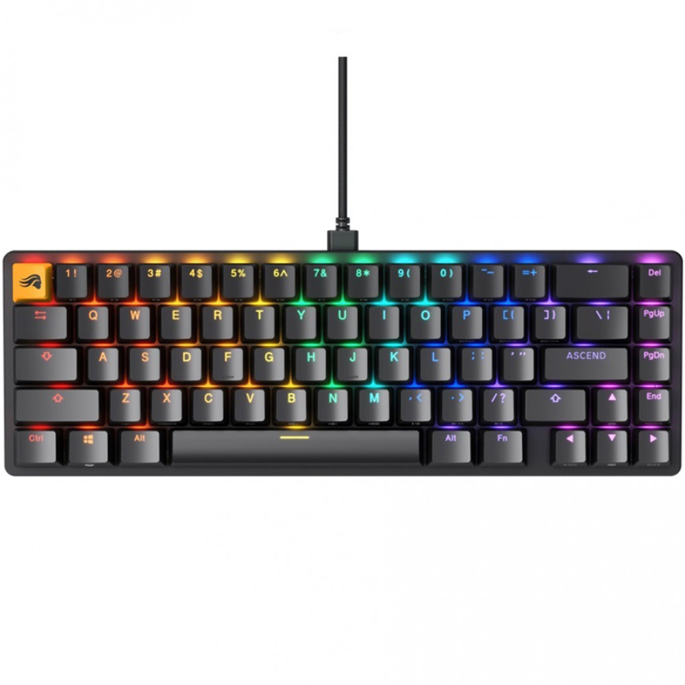 Клавиатура GLORIOUS GMMK2 Compact GLO-GMMK2-65-FOX-B Проводная, USB — фото товара