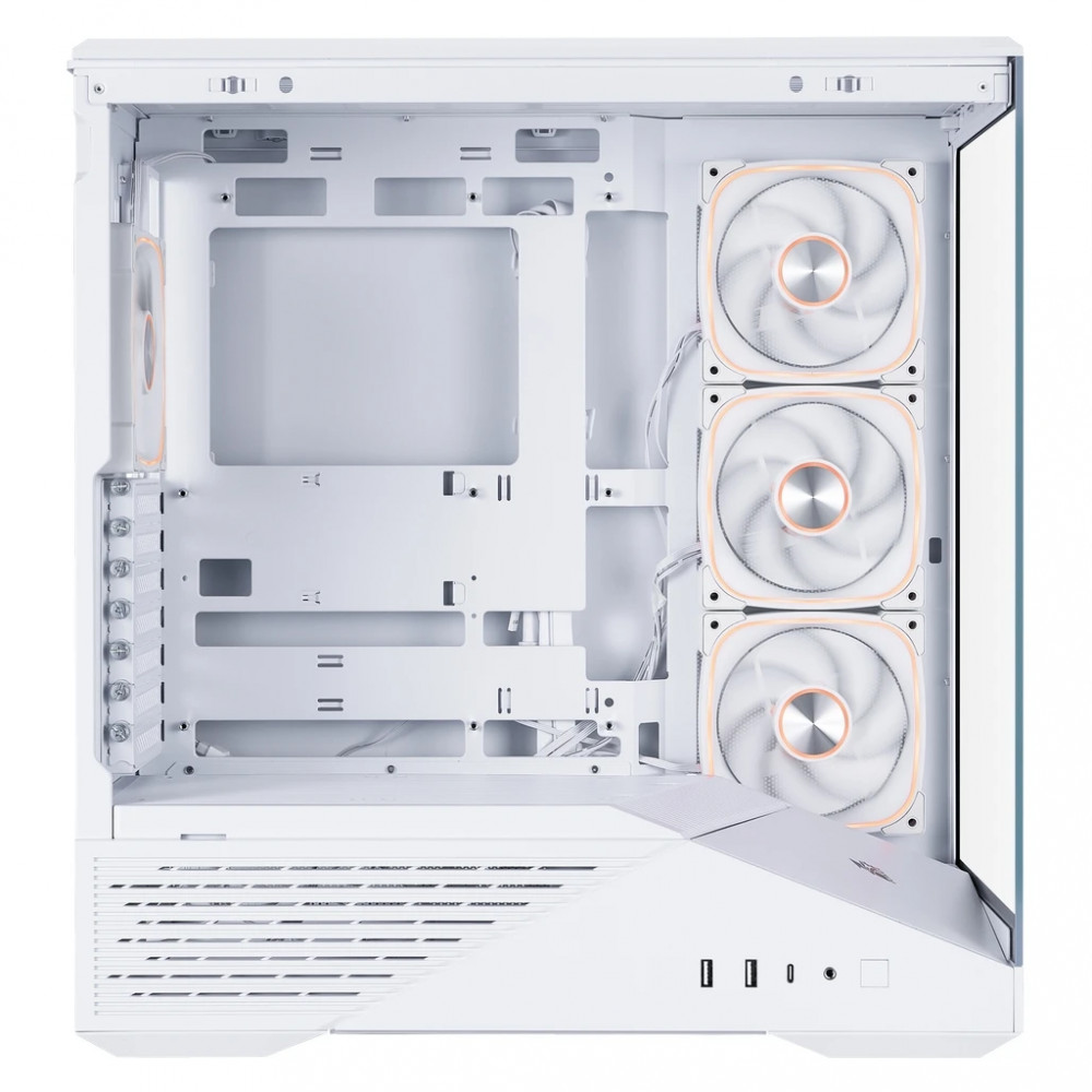 Корпус 1STPLAYER FIREBASE GM7 White GM7-WH-3FN7R-W-1FN7-W Mid-Tower - миниатюра 3