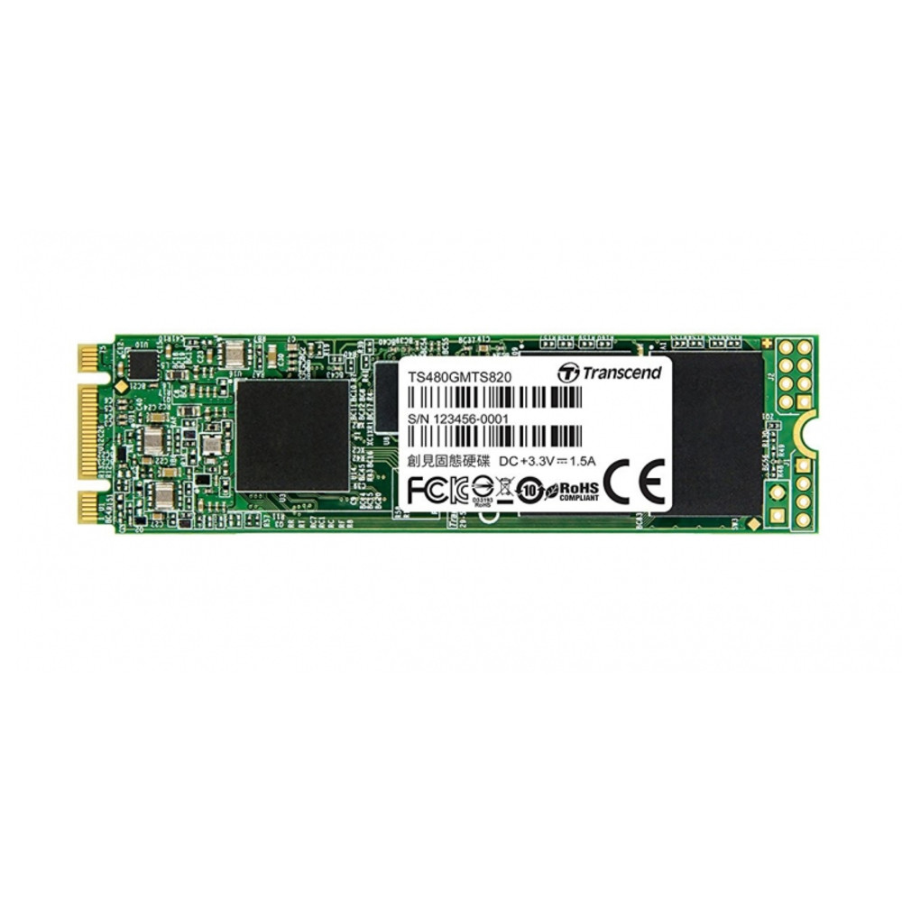 Жесткий диск Transcend MTS820 TS480GMTS820S SSD (твердотельные), 480 ГБ, M.2, SATA — фото товара