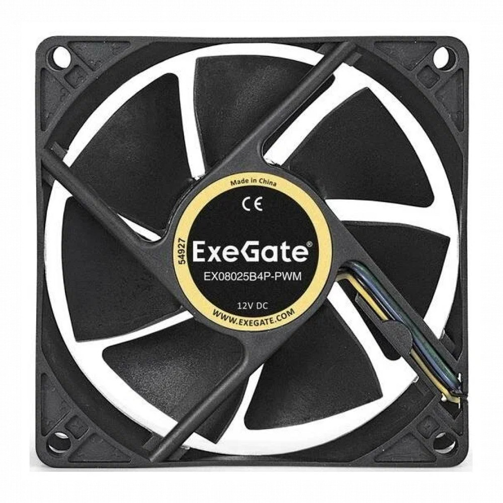 Система охлаждения ExeGate E08025B4P-PWM, 80x80x25 мм EX283378RUS Для системного блока — фото товара