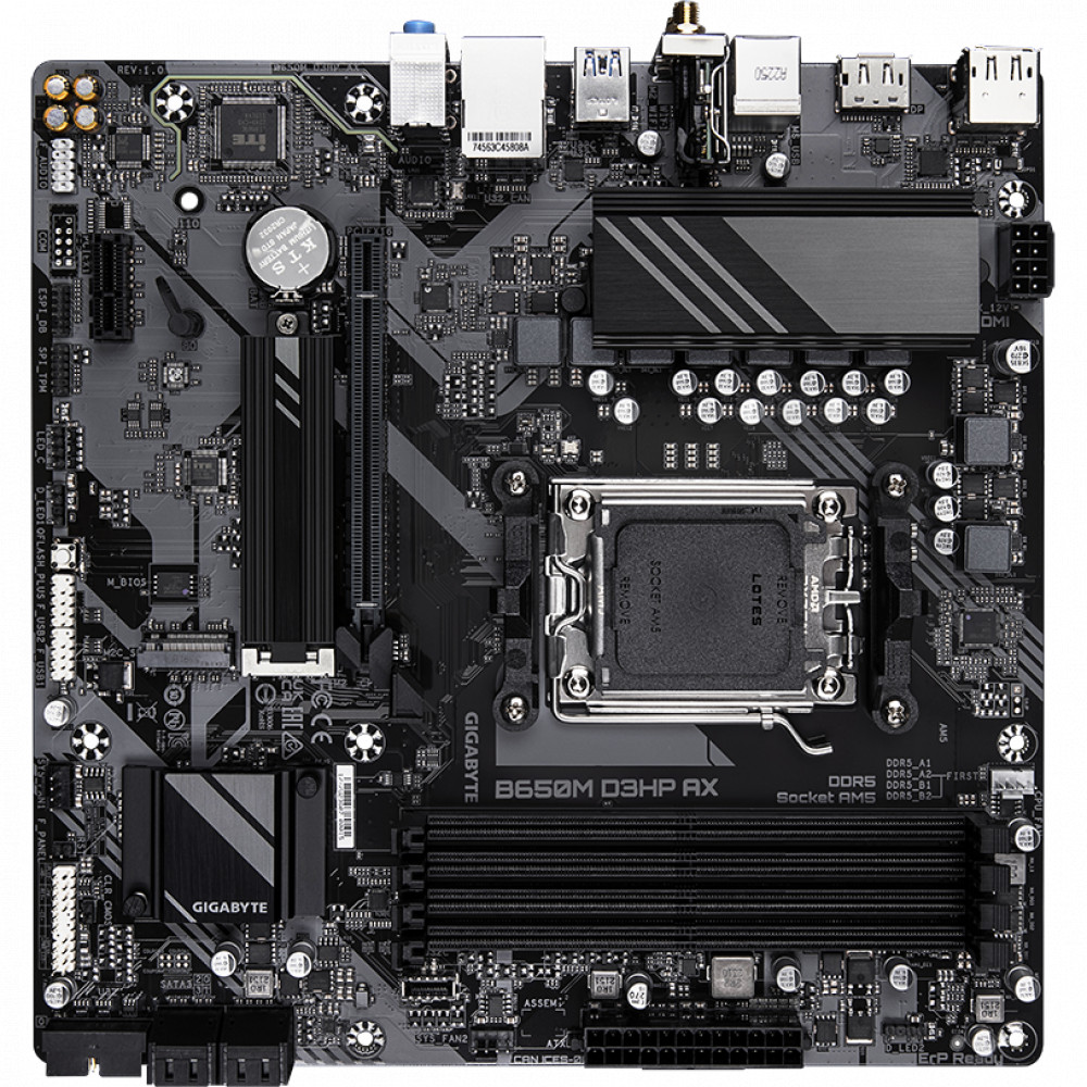 Материнская плата Gigabyte B650M D3HP AX B650M D3HP AX (REV1.0) Micro-ATX, AMD AM5 - миниатюра 3