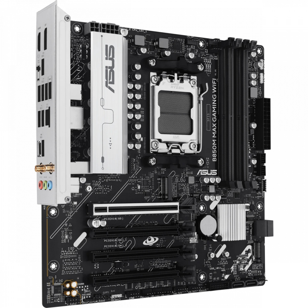 Материнская плата Asus B850M MAX GAMING WIFI Micro-ATX, AMD AM5 - миниатюра 2