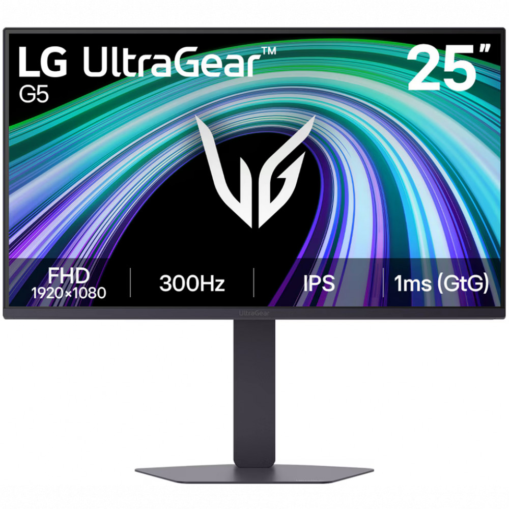 Монитор LG 25G550B-B UltraGear 24.5 ", IPS, Full HD 1920x1080 (16:9), 300 Гц — фото товара