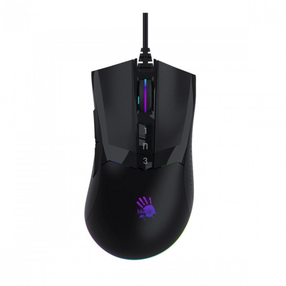 Мышь A4Tech W90-Max Stone Black Игровые, Проводная - миниатюра 2