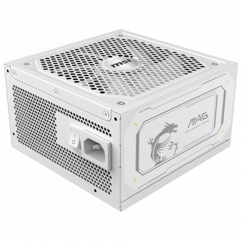 Блок питания MSI MAG A1000GL PCIE5 WHITE 306-7ZP9B51-CE0 1000 Вт, 80+ Gold - миниатюра 3