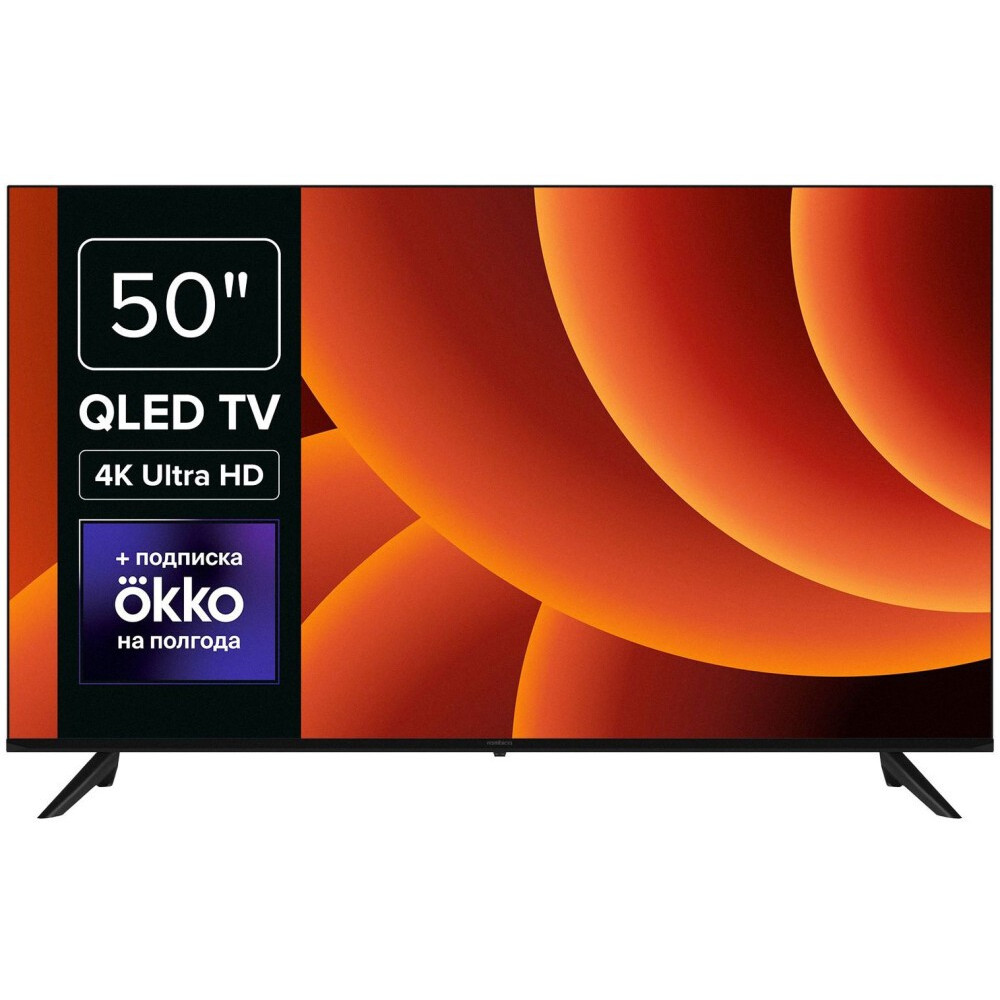 Телевизор Rombica 50MT-UDG54G 50 ", Smart TV, Черный — фото товара