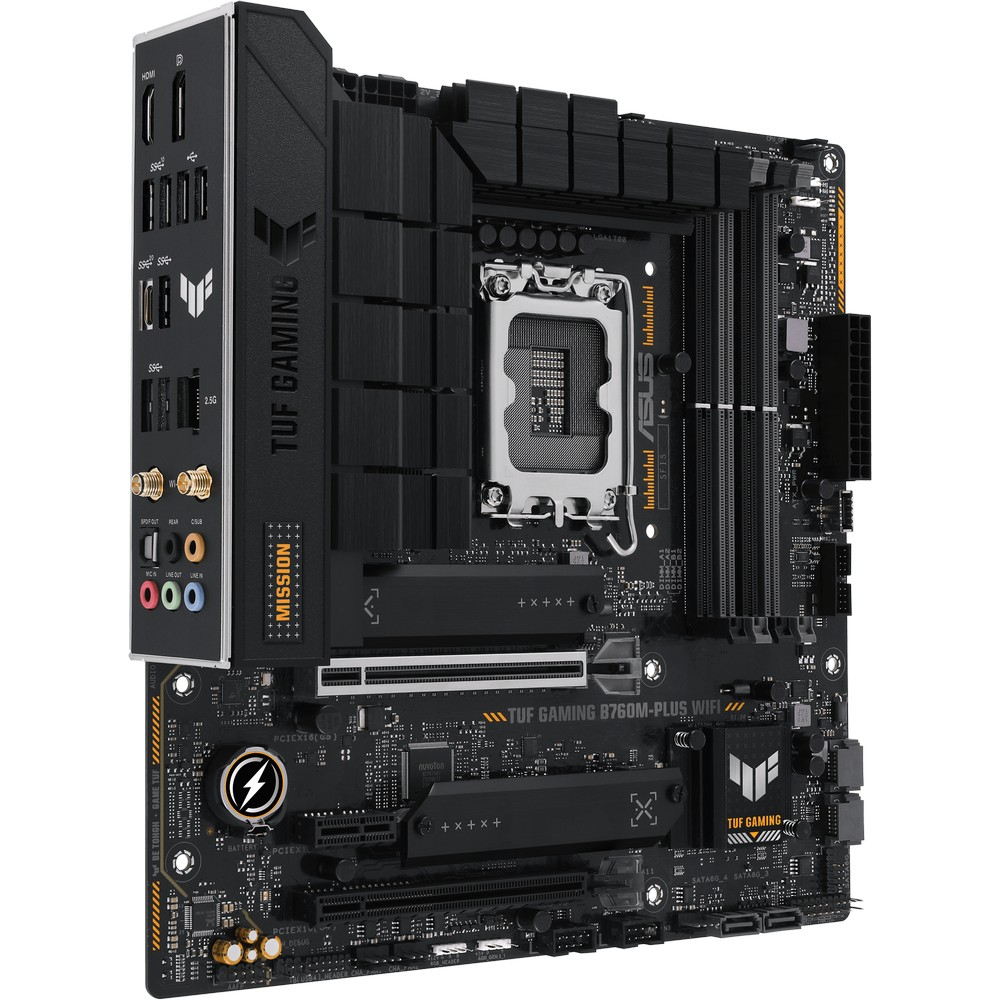 Материнская плата Asus TUF GAMING B760M-PLUS WIFI Micro-ATX, LGA 1700 — фото товара