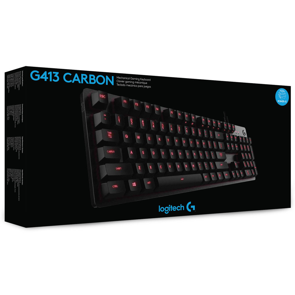 Клавиатура Logitech G413 Carbon USB 920-008309 - миниатюра 5