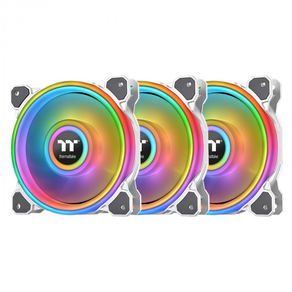 Система охлаждения Thermaltake Riing Quad 12 RGB 3-Fan Pack CL-F100-PL12SW-A Для системного блока — фото товара
