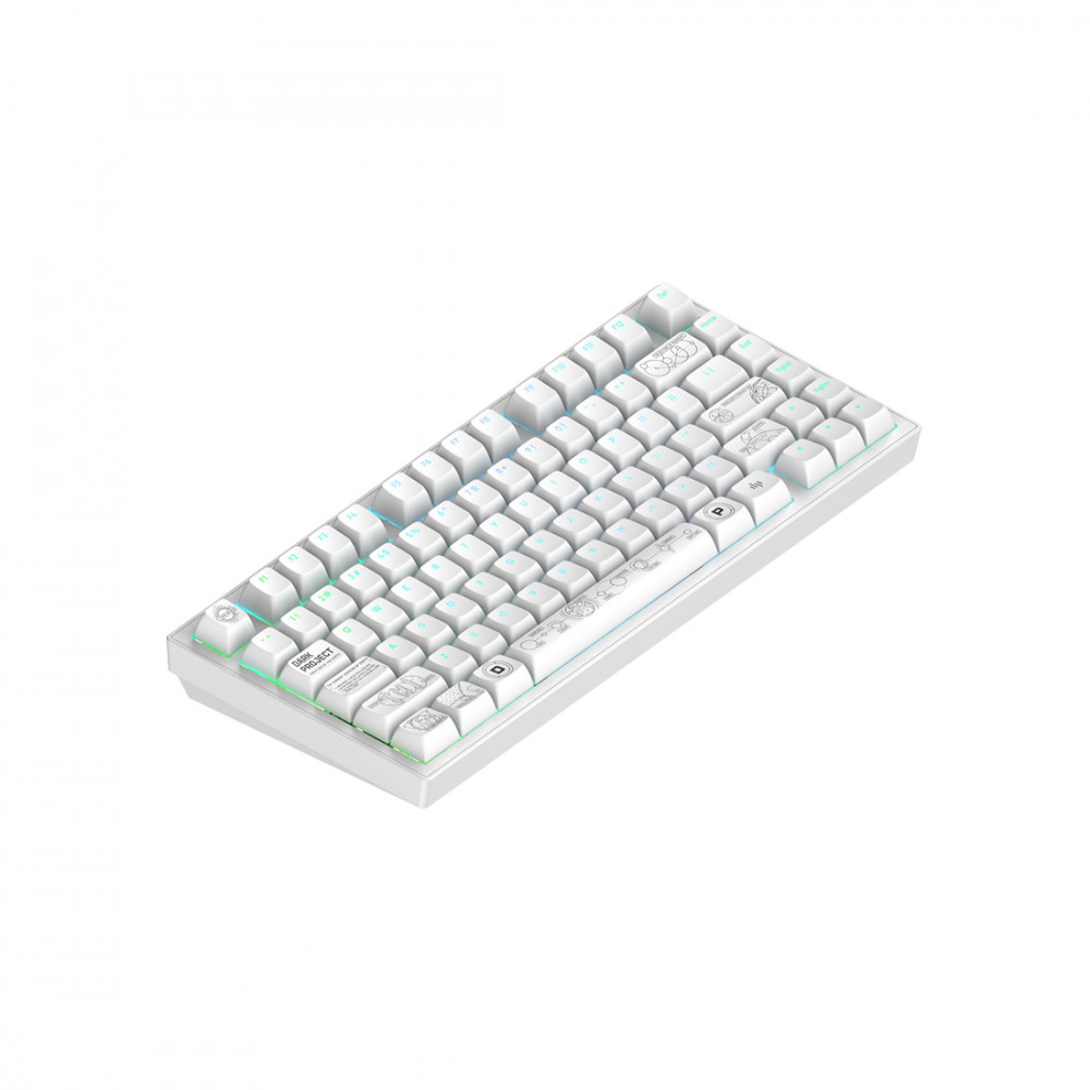 Клавиатура Dark Project Project ALU81A Terra Nova White DPKB_NOVA_81_ANSI_WHITE Беспроводная, USB - миниатюра 2