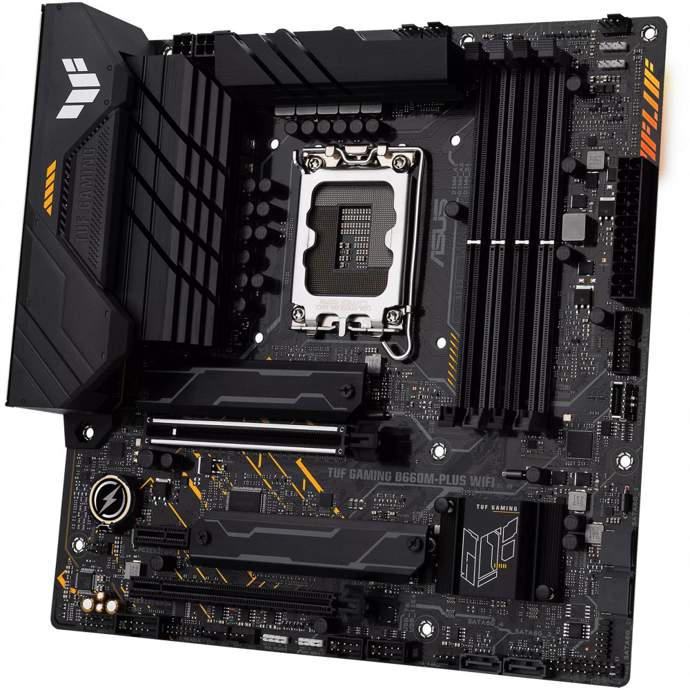 Материнская плата Asus TUF GAMING B660M-PLUS WIFI Micro-ATX, LGA 1700 - миниатюра 3
