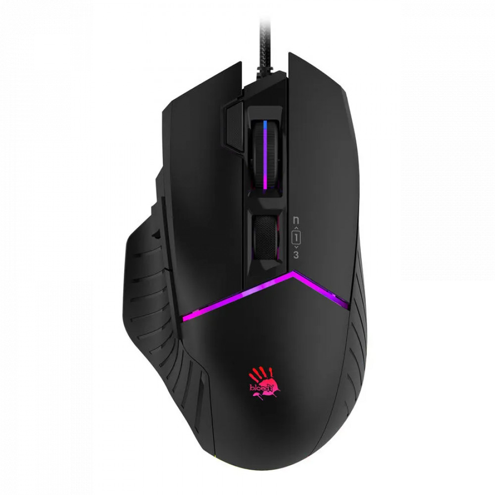 Мышь A4Tech W95 MAX STONE BLACK Игровые, Проводная — фото товара