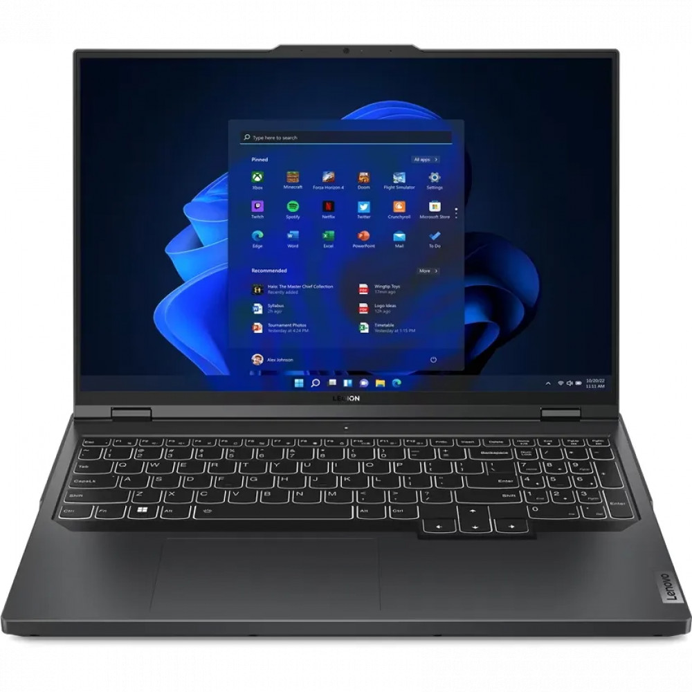 Ноутбук Lenovo Legion Pro 5 16IRX8 82WM00HMRK 16 ", WQXGA 2560x1600 (16:10), AMD, Ryzen 7, 16 Гб, 1 ТБ, NVIDIA GeForce RTX 4060 — фото товара