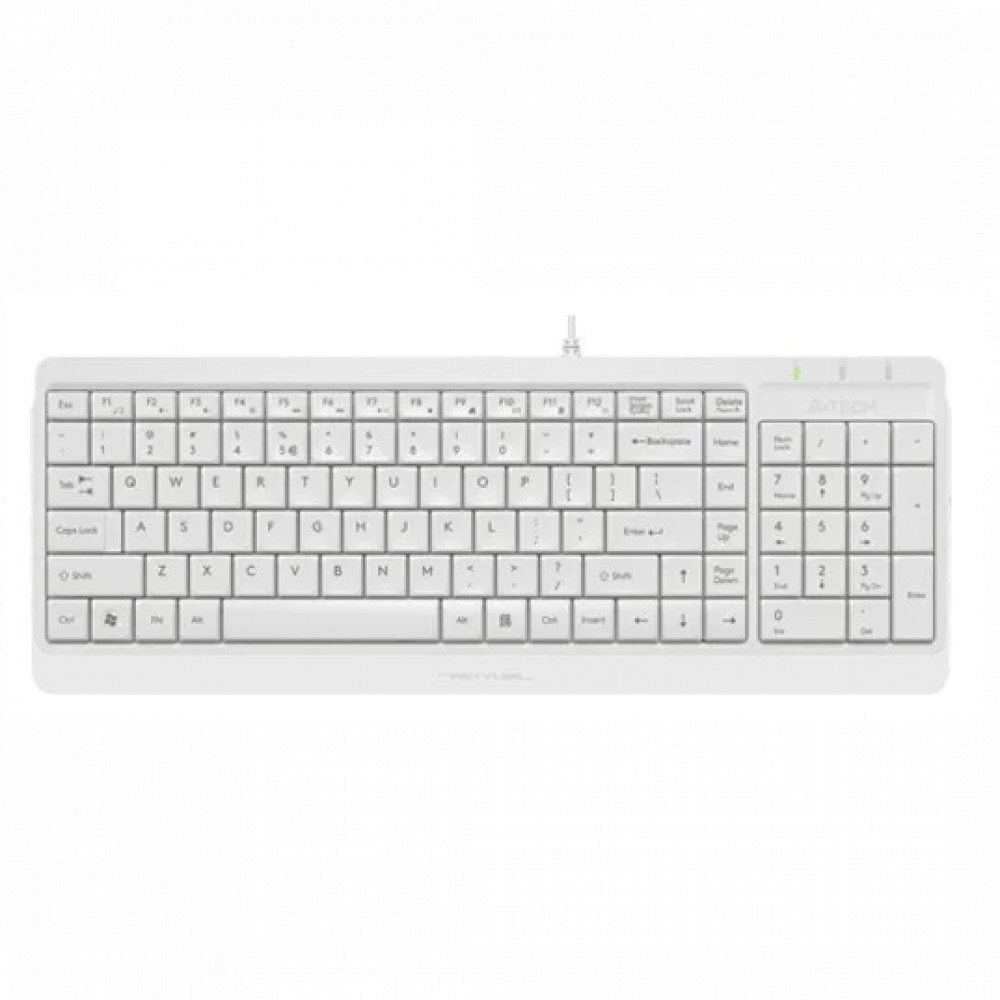 Клавиатура A4Tech Fstyler FK15 FK15 WHITE Проводная, USB — фото товара