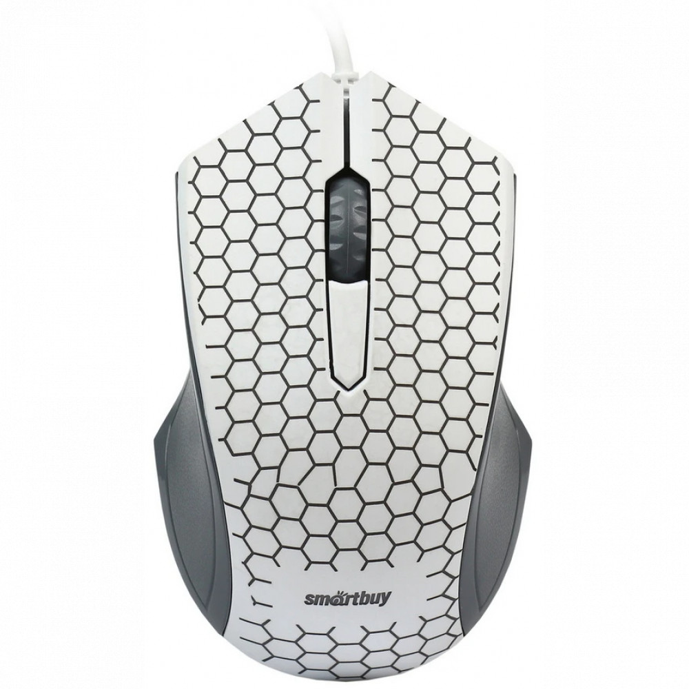 Мышь SmartBuy ONE 334 White SBM-334-W Бюджетные, Проводная — фото товара