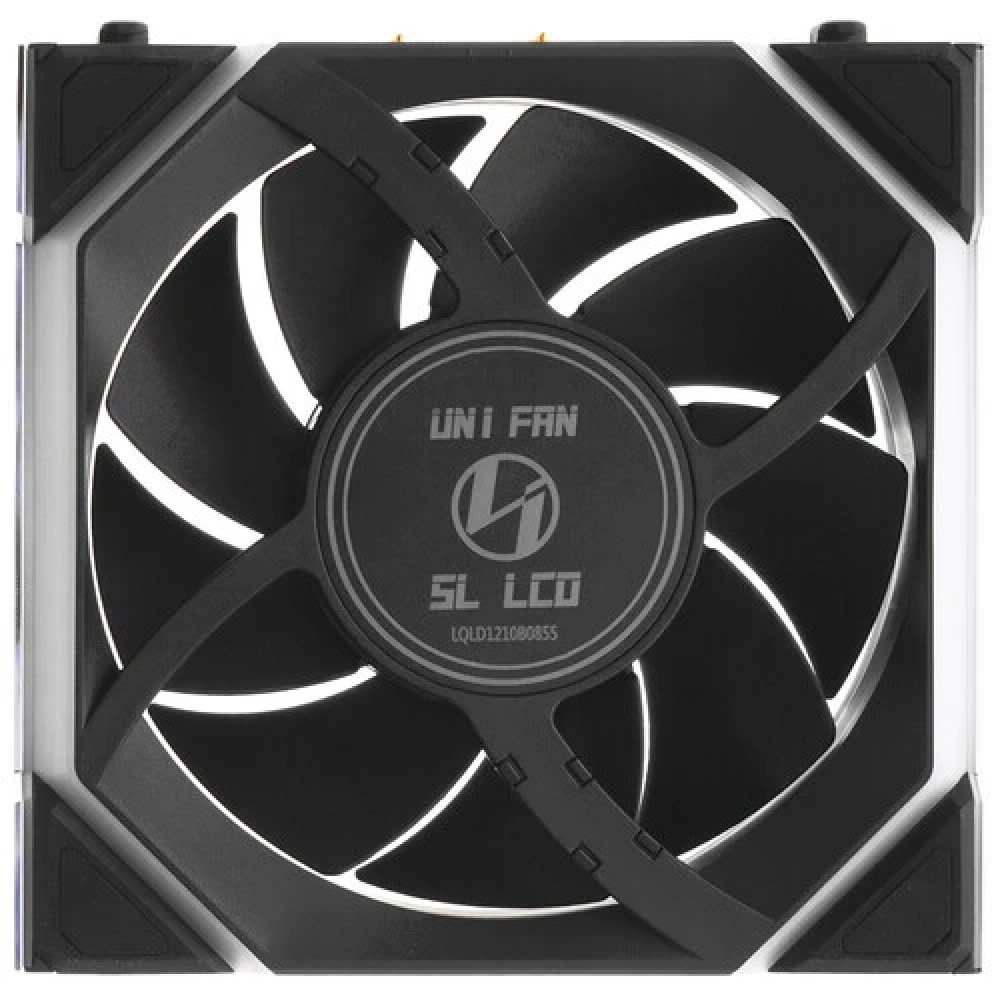 Система охлаждения Lian Li UNI FAN SL WIRELESS LCD 120 12SLLCD1W3B Для системного блока - миниатюра 3