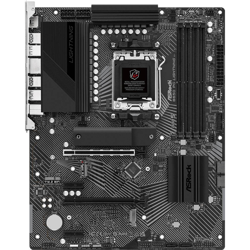 Материнская плата ASRock B650 PG Lightning ATX, AMD AM5 — фото товара