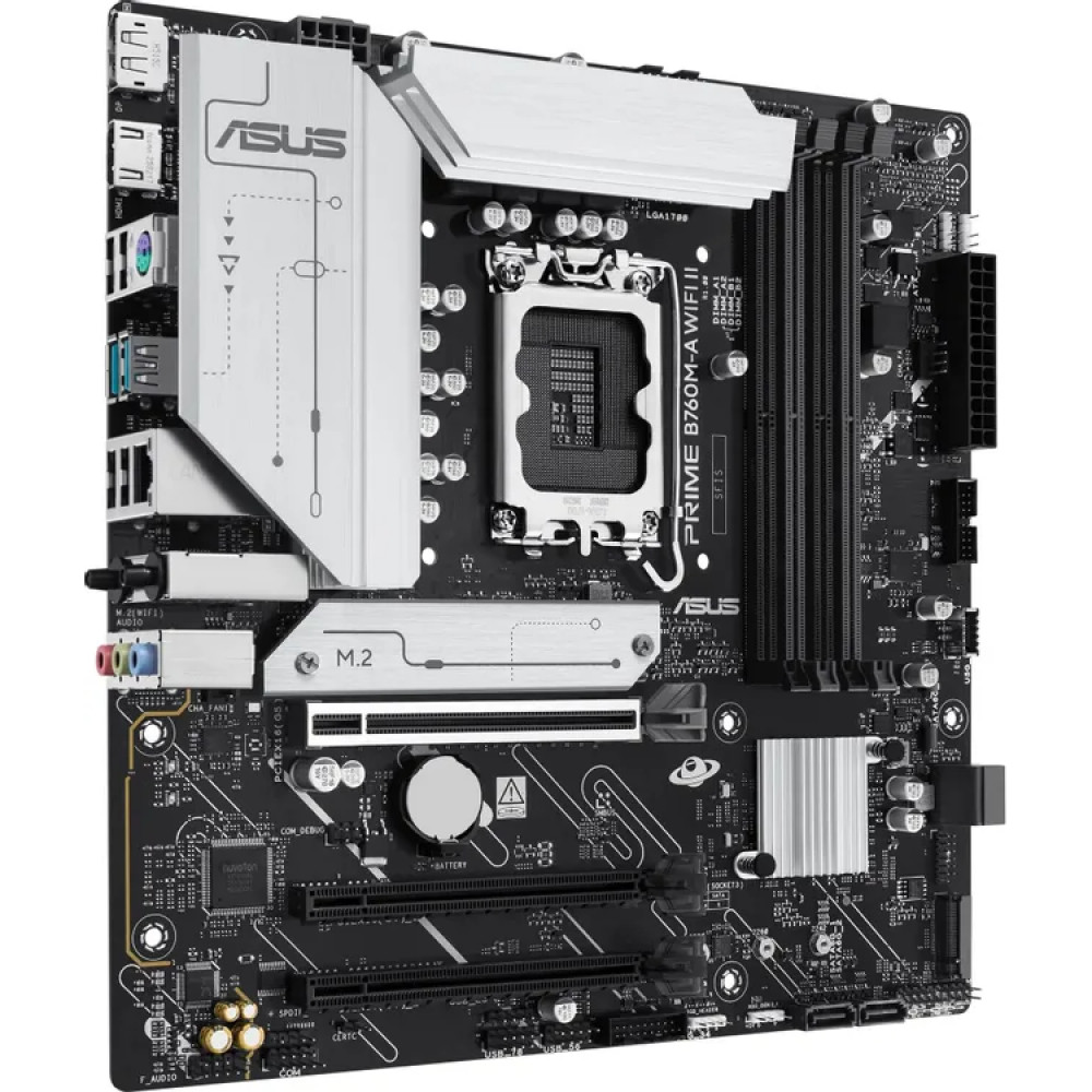 Материнская плата Asus Prime B760M-A Wifi II PRIME B760M-A WIFI II Micro-ATX, LGA 1700 - миниатюра 3