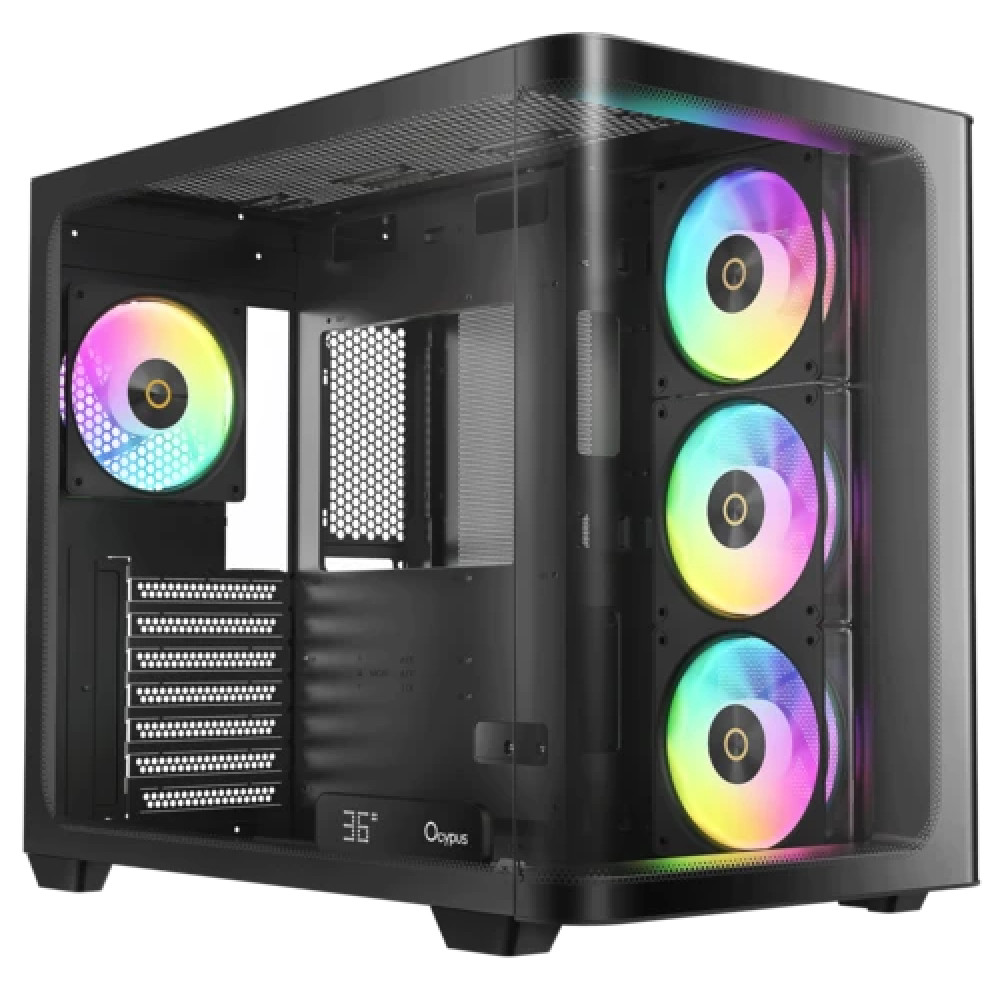 Корпус Ocypus Iota C70 Curve ARGB Iota-C70-BKD400CD-GL Mid-Tower — фото товара