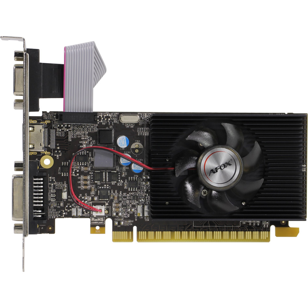 Видеокарта AFOX GeForce GT 730 4GB DDR3 AF730-4096D3L6 4 ГБ — фото товара
