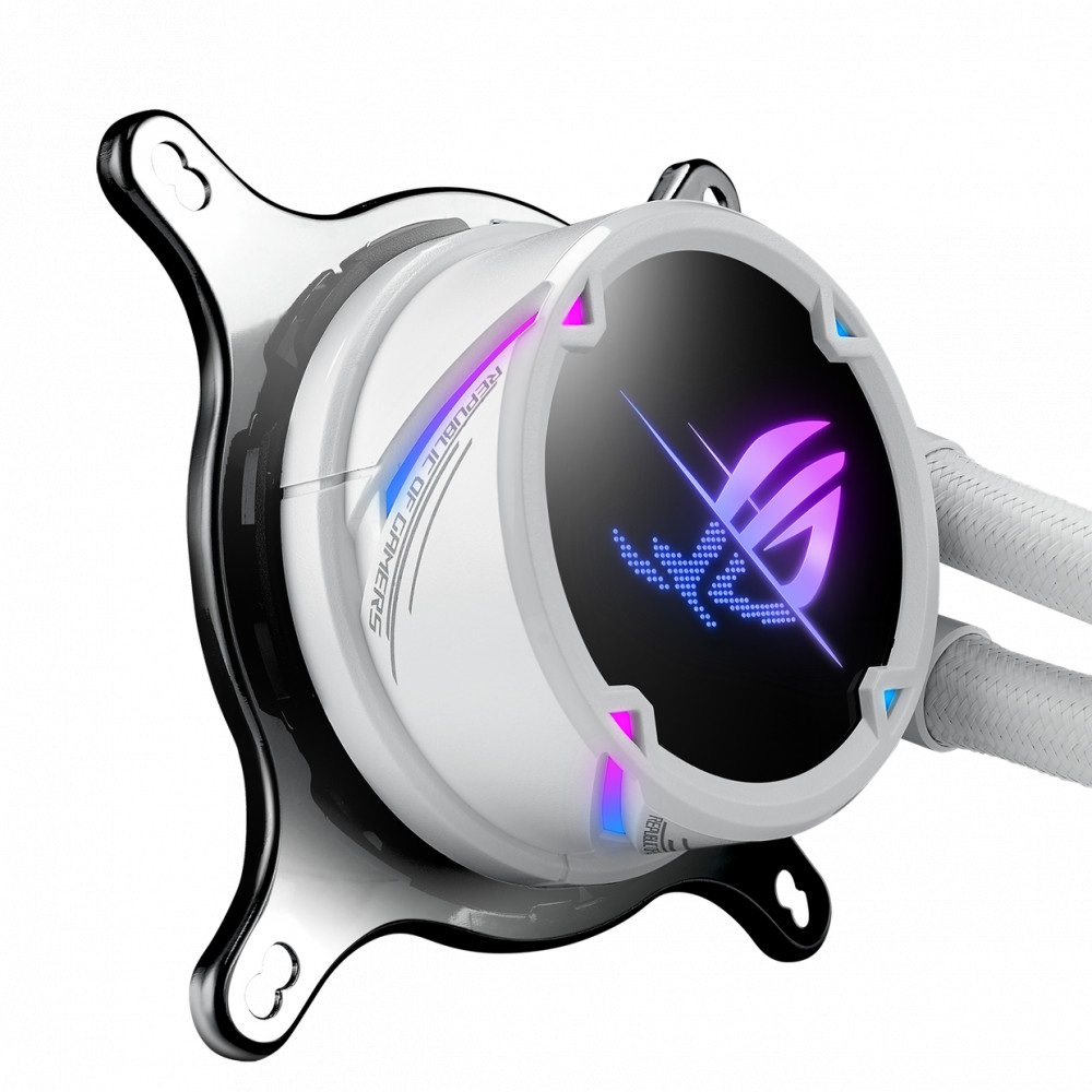 Система охлаждения Asus ROG STRIX LC II 240 ARGB White Edition 90RC00E2-M0UAY0 Для процессора - миниатюра 4