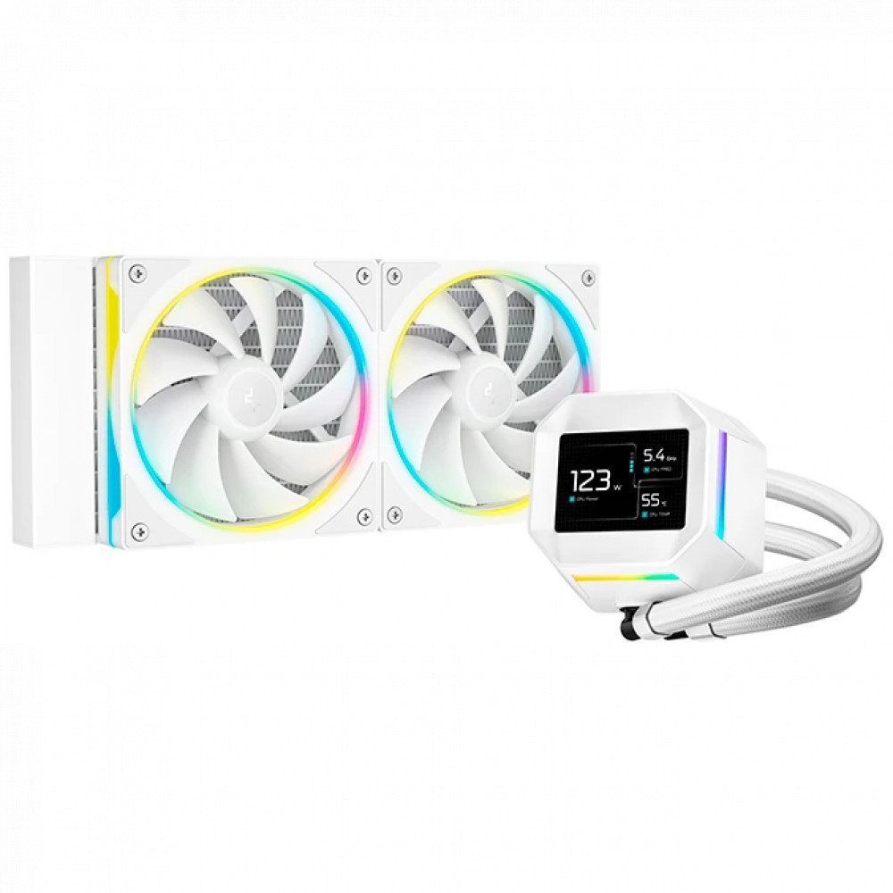Система охлаждения Deepcool LM240 White R-LM240-WHDMMC-1 Для процессора — фото товара