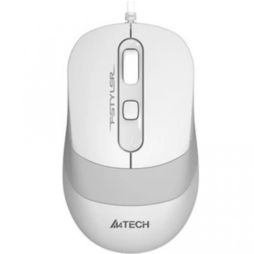 Мышь A4Tech FM10S USB WHITE Бюджетные, Проводная — фото товара