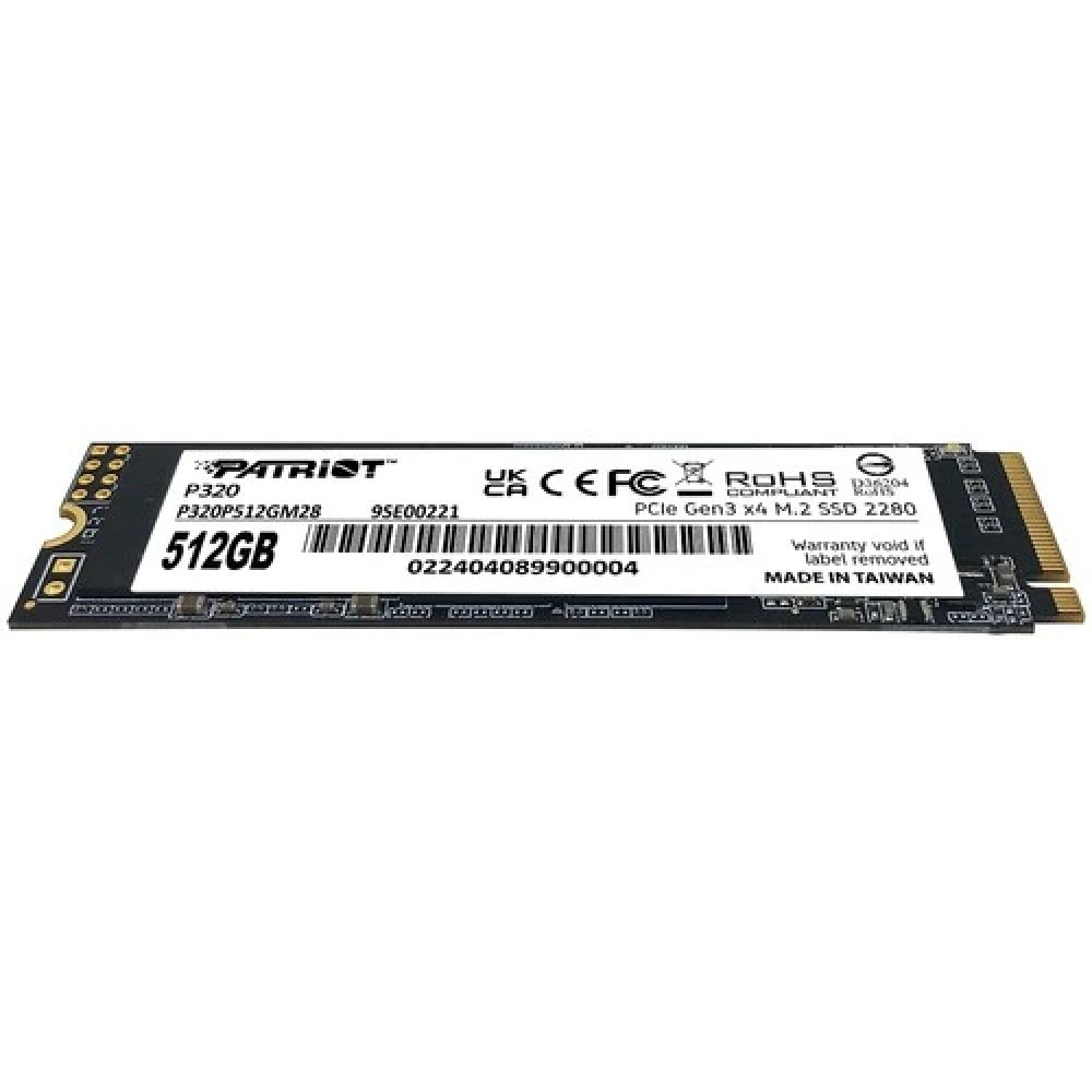 Жесткий диск Patriot P320 P320P512GM28 SSD (твердотельные), 512 ГБ, M.2, PCIe - миниатюра 3