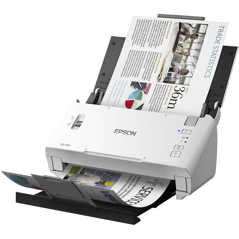 Планшетный сканер Epson WorkForce DS-410 B11B249401 A4, Цветной, CIS - миниатюра 3