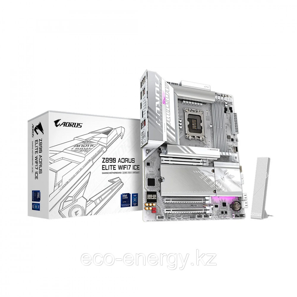 Материнская плата Gigabyte Z890M A ELITE WIFI7 ICE Z890M A ELITE WF7 ICE Micro-ATX, LGA 1851 — фото товара