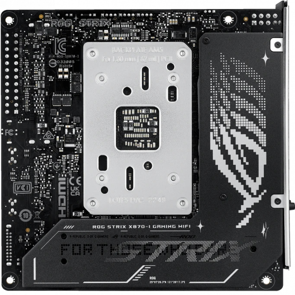 Материнская плата Asus ROG STRIX X870-I GAMING WIFI 90MB1IW0-M0EAY0 Mini-ITX, AMD AM5 - миниатюра 6