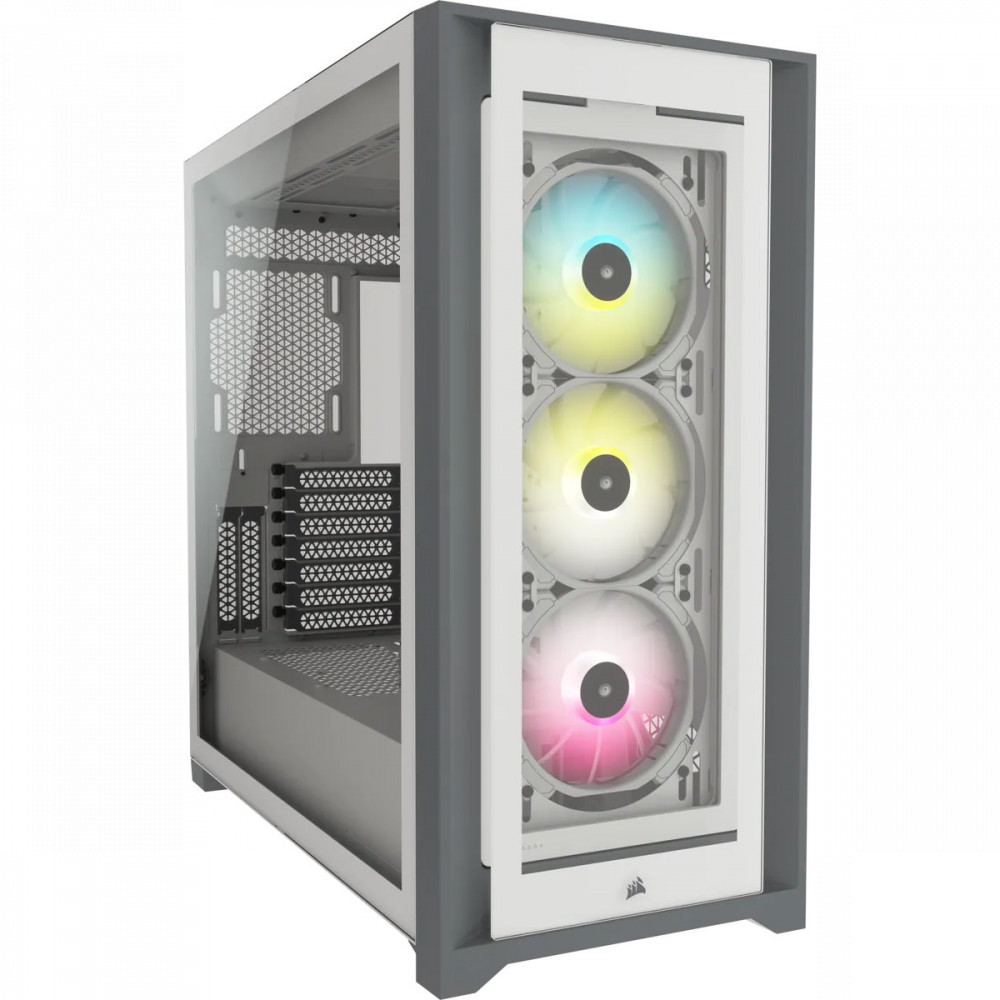 Корпус Corsair iCUE 5000X RGB белый CC-9011213-WW Mid-Tower — фото товара