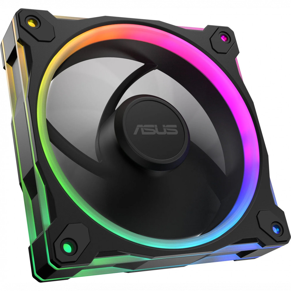 Система охлаждения Asus PRIME MR120 ARGB FAN BLACK 3IN1 PRIME MR120 FAN ARGB BLACK 3IN1 Для системного блока - миниатюра 3
