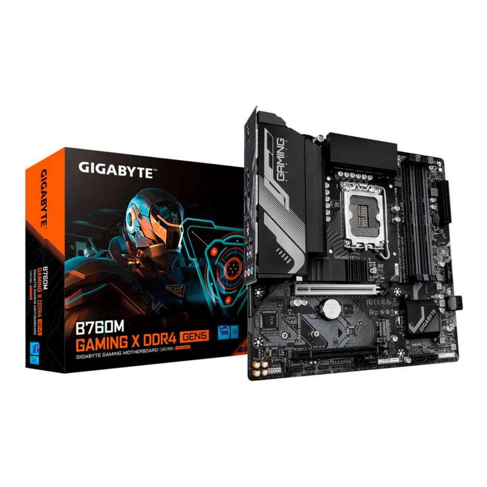 Материнская плата Gigabyte B760M GAMING X DDR4 GEN5 Micro-ATX, LGA 1700 - миниатюра 3