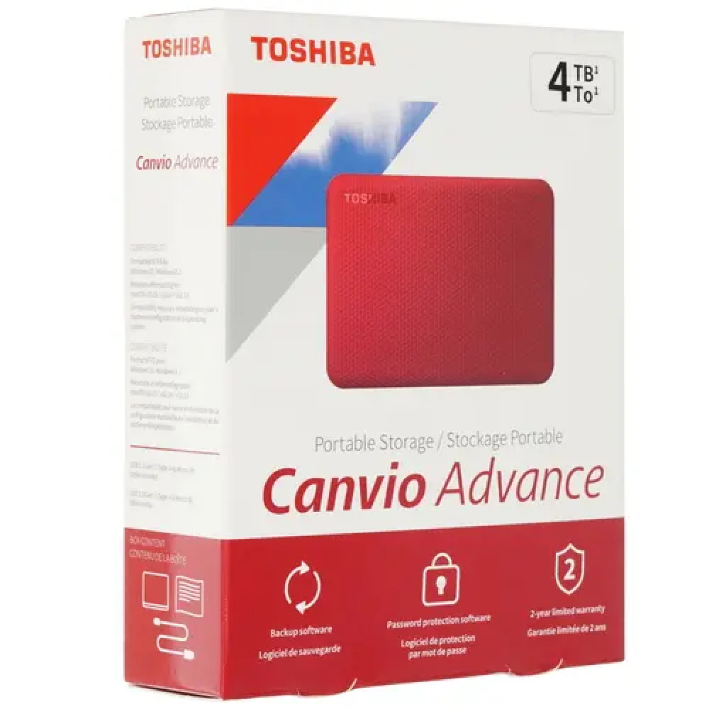 Внешние накопители Toshiba Canvio Advance [HDTCA40ER3CA] 4 ТБ - миниатюра 5