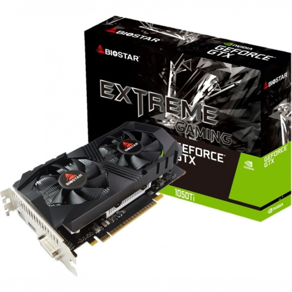Видеокарта BIOSTAR GeForce GTX 1050 Ti VN1055TF41 4 ГБ — фото товара