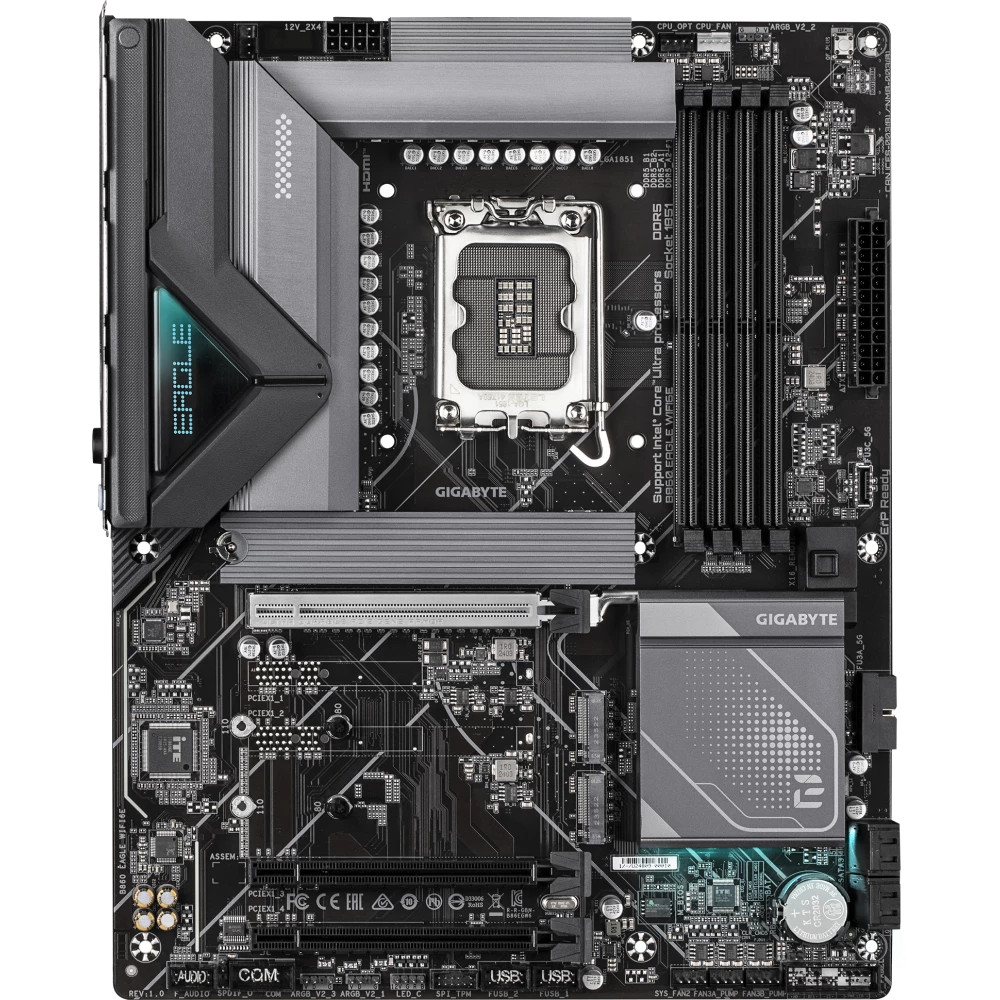 Материнская плата Gigabyte B860 EAGLE WIFI6E ATX, LGA 1851 - миниатюра 2