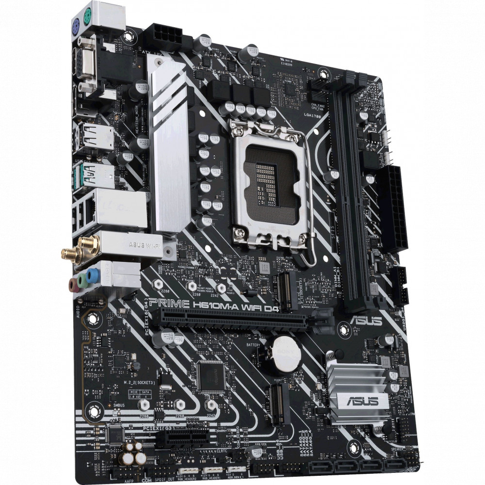 Материнская плата Asus PRIME H610M-A WIFI D4 Micro-ATX, LGA 1700 - миниатюра 3
