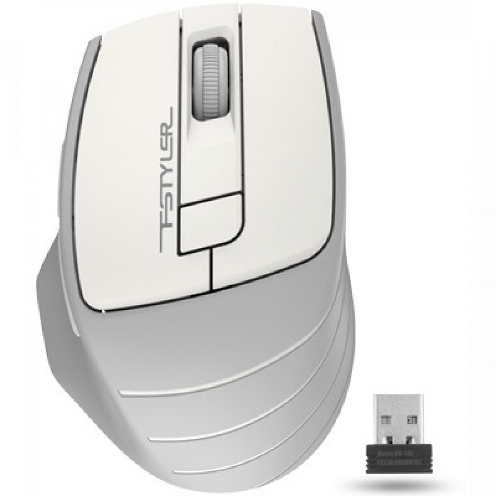 Мышь A4Tech Fstyler FG30S FG30S WHITE Бюджетные, Беспроводная — фото товара